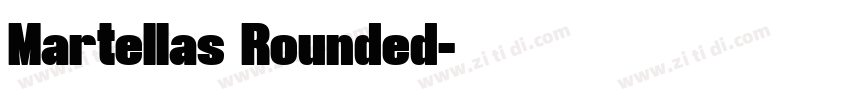 Martellas Rounded字体转换